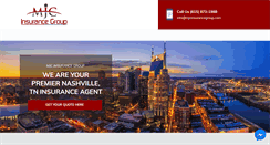 Desktop Screenshot of mjcinsurancegroup.com